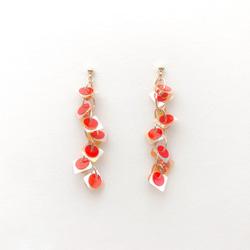 EARRING: 「 Red & Orange」Aurora 1枚目の画像