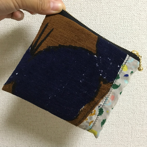 ミナペルホネン♡スクエアポーチ♡ファスナー12cm♡ちょうちょ