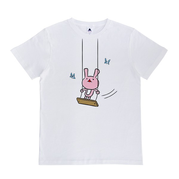 きぐるみブランコ（ウサギ）カラー / T009-WH 1枚目の画像