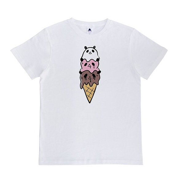 パンダアイス made by メルトアイスクリーム（トリプルカラー） / T021