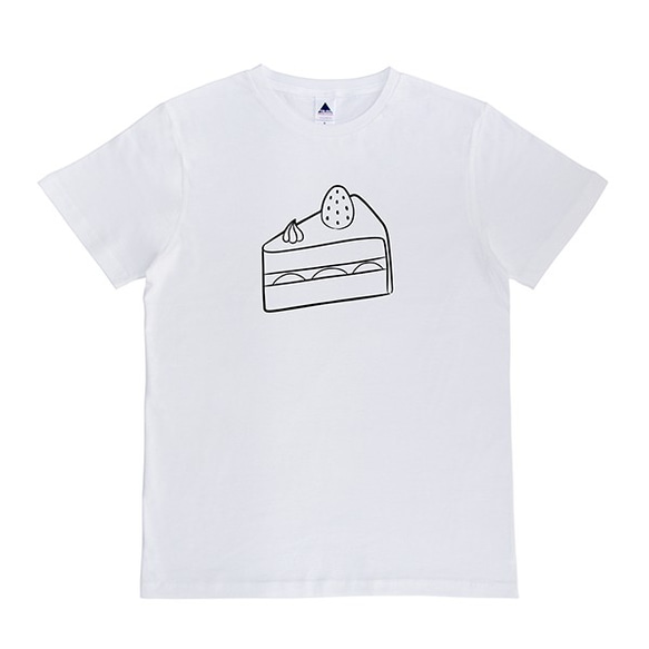 ショートケーキ！（いちご） / T026-WH 1枚目の画像