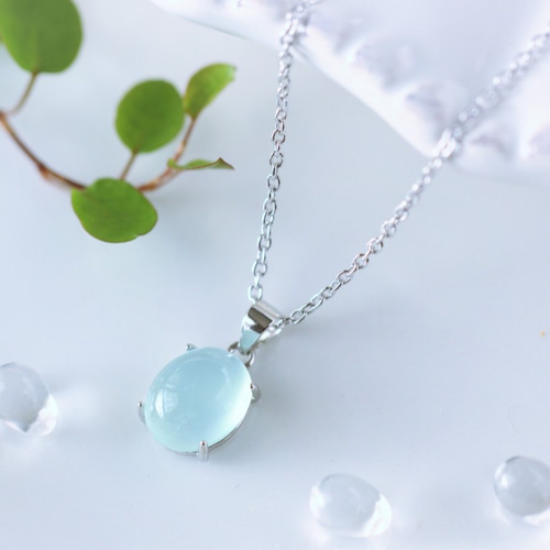 Creema限定 ポイントアップ」＊シルバー925＊瑞々しいシーブルー