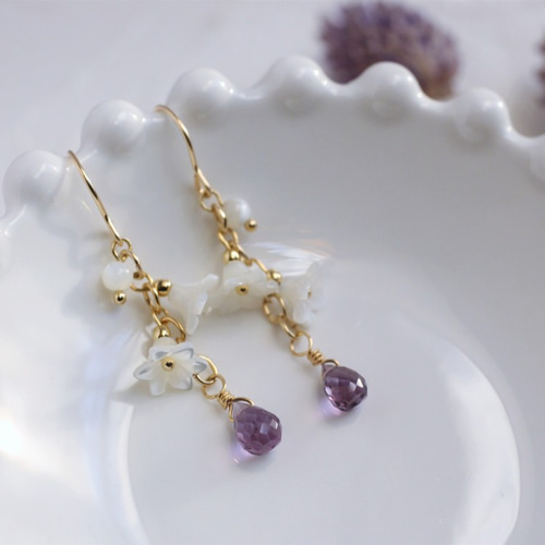 Creema限定 ポイントアップ】14kgf*小さなお花と美しいピンク