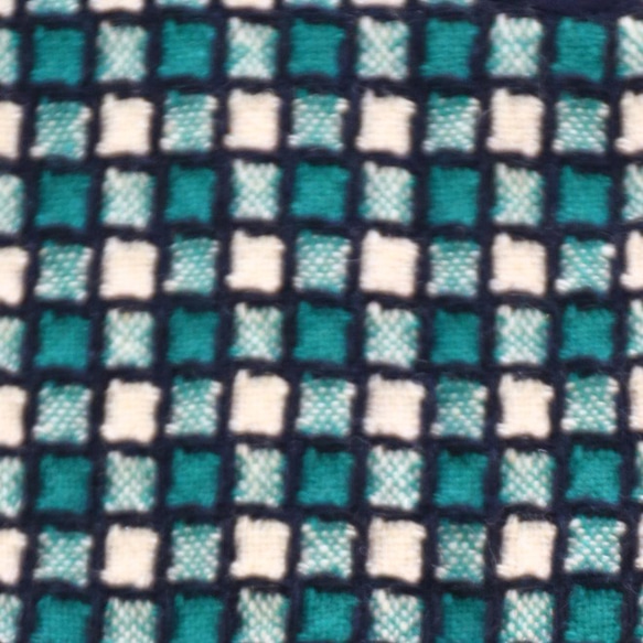 手織り風チェックベスト 4枚目の画像