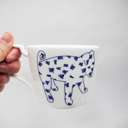 Shiba Dog Pair Tea Cup&Saucer 柴犬ティーカップ&ソーサーペアセット 4枚目の画像
