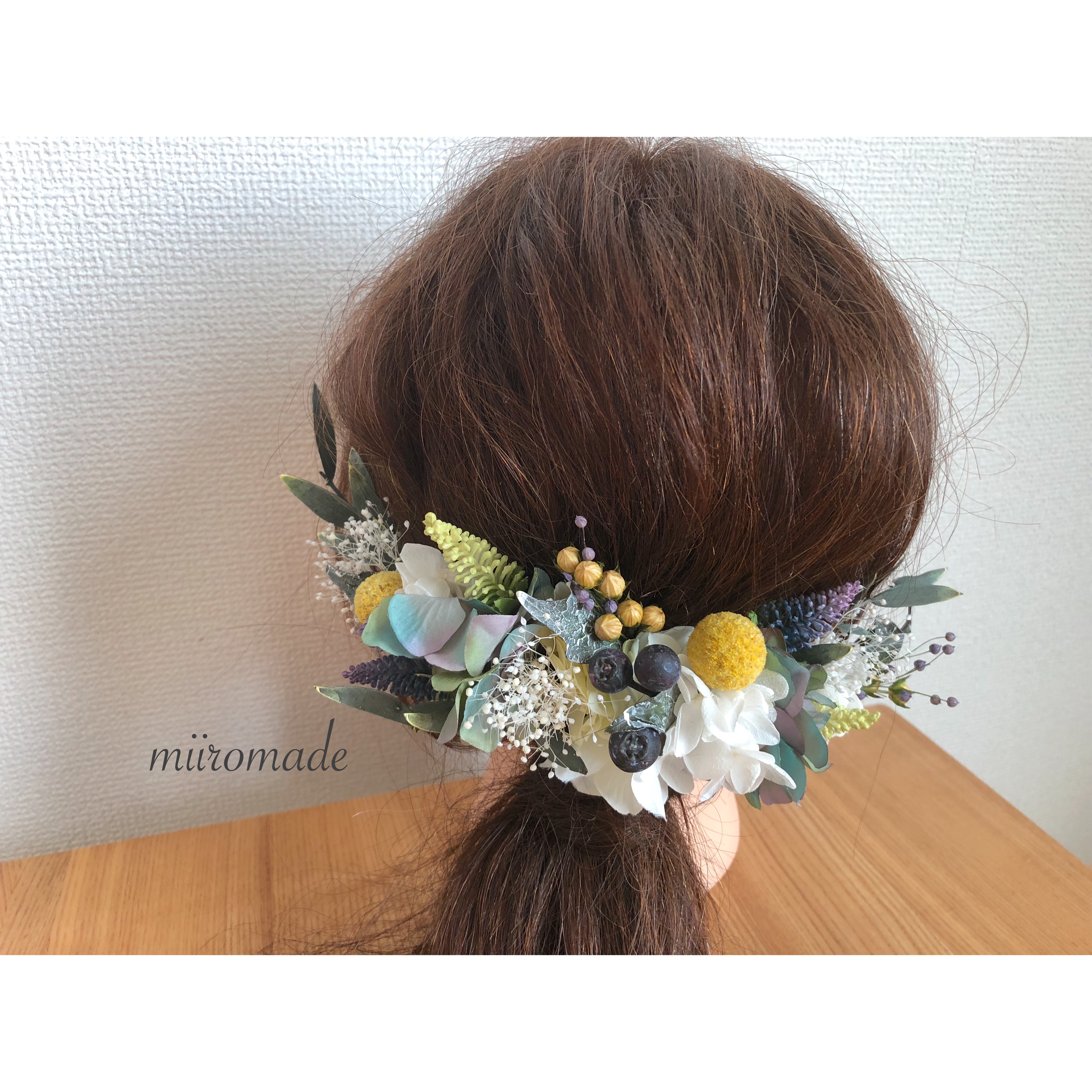 ボタニカル風ヘア