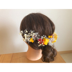 イエローヘアアクセサリー 2枚目の画像