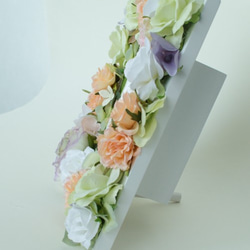 【絶対お得！限定１点】結婚祝いにもおすすめ「刺繍の美しいリングピロー・フラワーボックス型」(Creema限定) 4枚目の画像