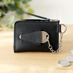 セレクトオーダー】鍵も仕舞える小さい財布・昭南サドルレザー