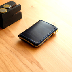 革の小財布 RUGATO / DEEP BLUE 5枚目の画像