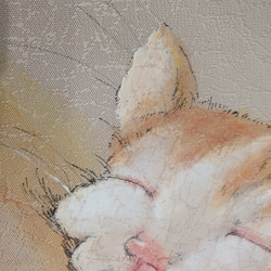 名古屋帯『昼寝猫』 5枚目の画像