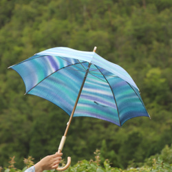 晴雨兼用的陽傘“深海”（和服、衣服、獨一無二的物品） 第1張的照片