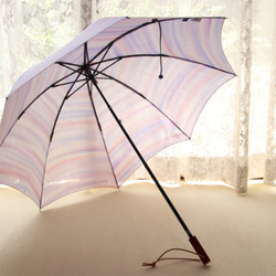 晴雨兼用折畳み日傘『霧涼華』（着物にも洋服にも・一点物） 6枚目の画像