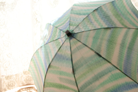 晴天和雨天的雨傘“我決定天空的顏色”處理正方形（和服和衣服都是一種） 第2張的照片