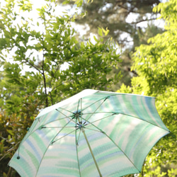 晴天和雨天的雨傘“我決定天空的顏色”處理正方形（和服和衣服都是一種） 第6張的照片