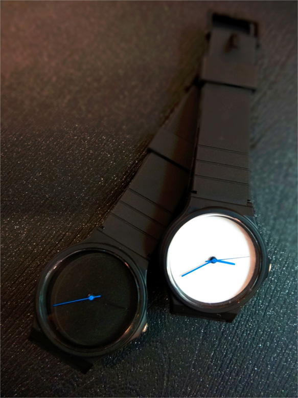 Simple watch White ×Skyblue 3枚目の画像