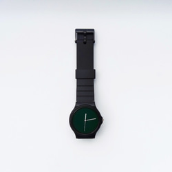 New!! Simple watch Dark green × White 第3張的照片