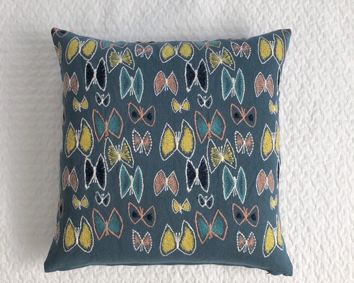 ミナペルホネン　クッションカバー　ハンドメイド　skyflower ミナペルホネン クッションカバー ハンドメイド skyflower ミナ