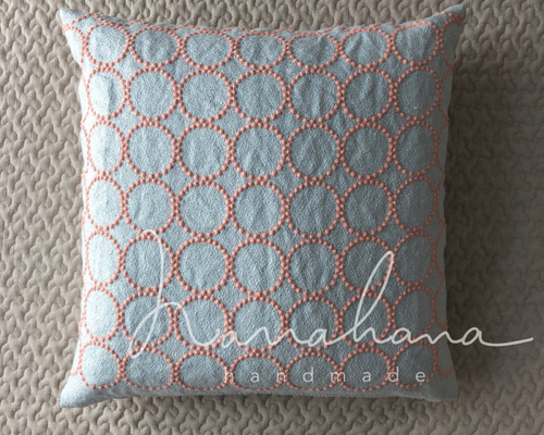 ミナペルホネン タンバリン クッションカバー ライトブルー