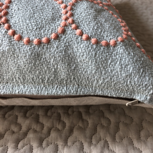 ミナペルホネン タンバリン クッションカバー ライトブルー