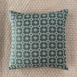 ミナペルホネン　ハンドメイド　クッションカバー★metsa green ミナペルホネン ハンドメイドクッションカバー☆タンバリン