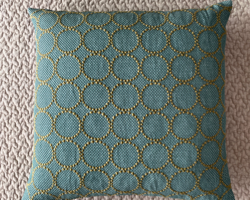 ⚮̈ミナペルホネン タンバリン グリーン クッションカバー