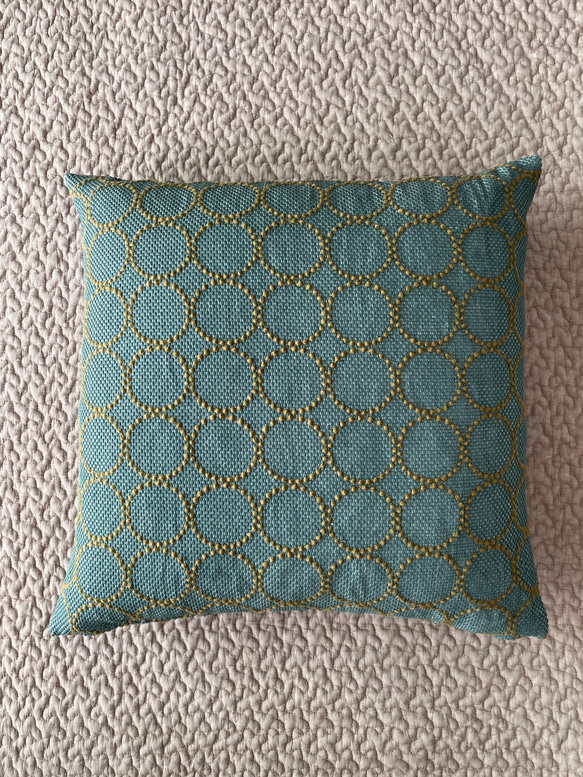 ⚮̈ミナペルホネン タンバリン グリーン クッションカバー