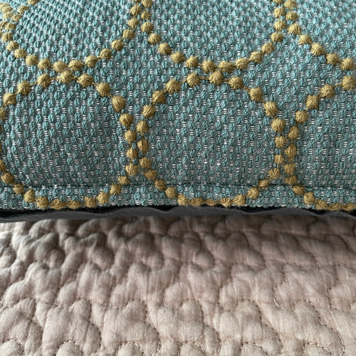 ⚮̈ミナペルホネン タンバリン グリーン クッションカバー