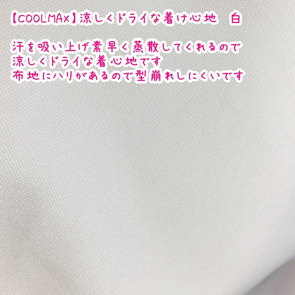 【リバティ】接触冷感・抗菌・防臭　素材・サイズが選べる　立体マスク　＜Michelle＞(ミシェル) 10枚目の画像