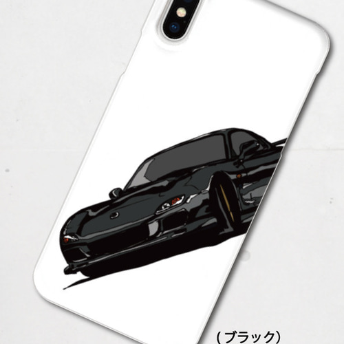 マツダ FD3S RX-7のイラスト ハードケース型スマホケース