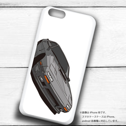 マツダ FC3S サバンナRX-7のイラスト　ハードケース型スマホケース　iPhone&Android各機種対応！ 6枚目の画像