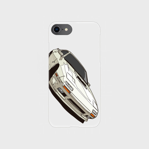 マツダ FC3S サバンナRX-7のイラスト ハードケース型スマホケース