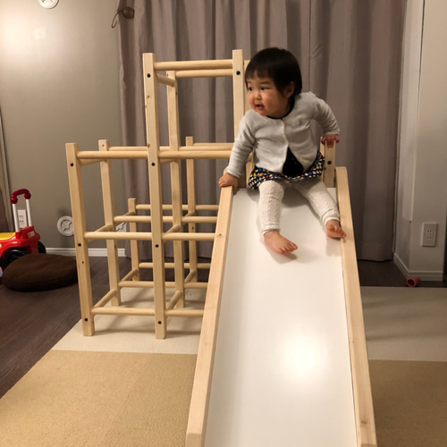 木製ジャングルジム&すべり台 食器・家具 diawoodworks 通販 6206432