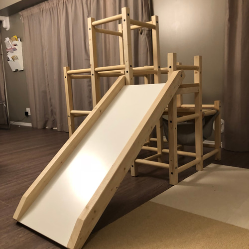 木製ジャングルジム&すべり台 食器・家具 diawoodworks 通販 6206432