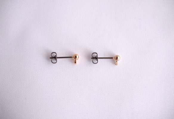 GLASS Larme ear clips/pierced earrings Rizuron 第5張的照片