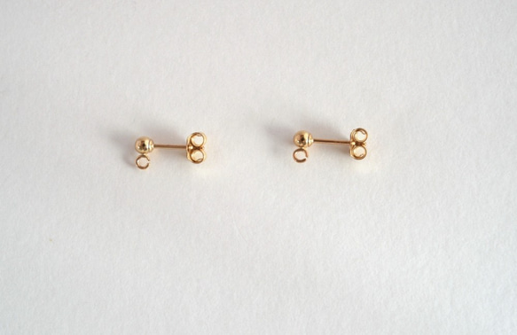 GLASS Larme ear clips/pierced earrings Rizuron 第6張的照片