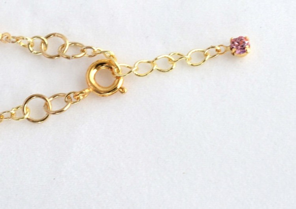 VINTAGE Crystal bracelet ピンク 2枚目の画像