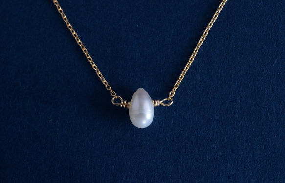 STONE Pure pearl necklace 第1張的照片