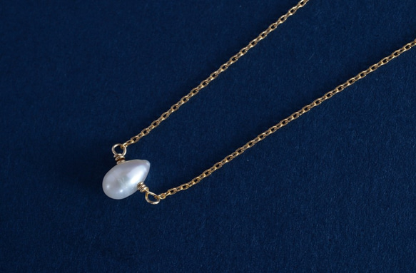 STONE Pure pearl necklace 2枚目の画像