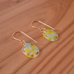 GLASS 春天LaLaLa Pierced earrings/Ear clips 第2張的照片