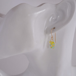 GLASS 春天LaLaLa Pierced earrings/Ear clips 第3張的照片