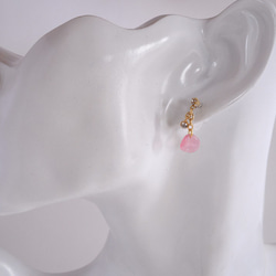 櫻花瓣 ear clips/pierced earrings 第3張的照片