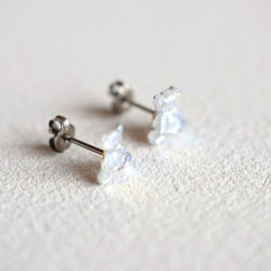 VINTAGE Teddy bear pierced earrings/ear clips 第4張的照片