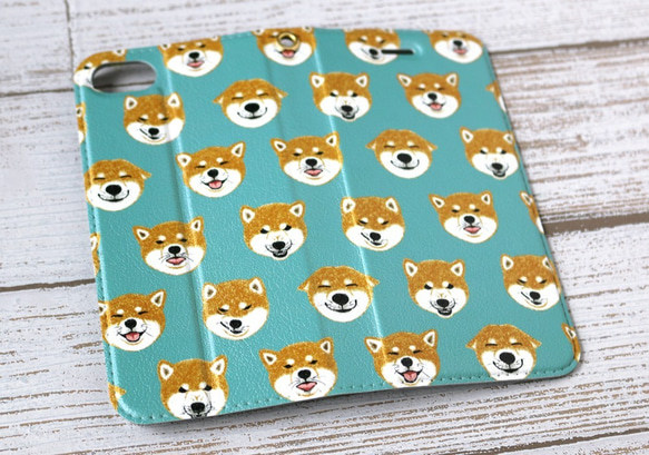 無腰帶 iPhone 筆記型智慧型手機保護殼 [We Love Shiba Inu] 第4張的照片