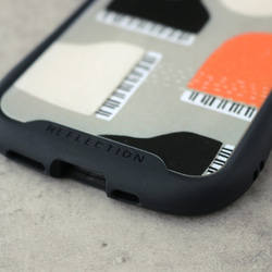 防震握把保護殼 iPhone 智慧型手機保護殼 [北歐鋼琴] 第4張的照片