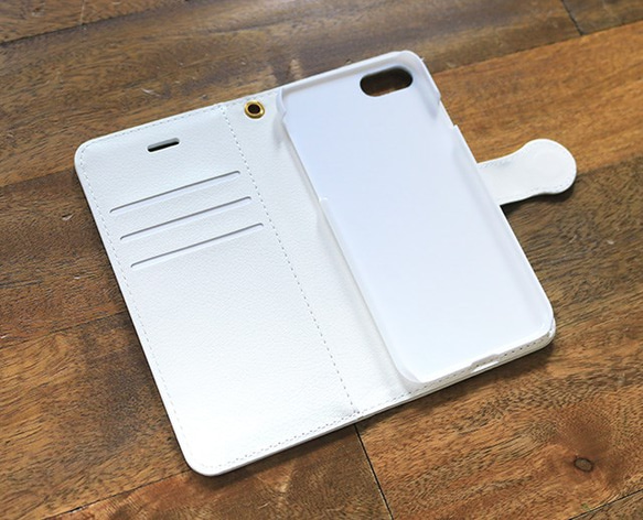 【相容所有型號！ ] iPhone 筆記型智慧型手機保護殼（附腰帶）[北歐-reaf-] 第5張的照片