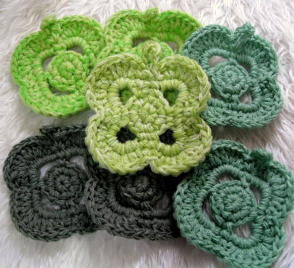 クローバーのアクリルたわし7個セット その他キッチン小物 RATA 通販