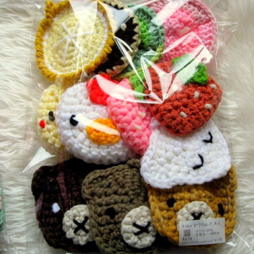 可愛いアクリルたわし12個詰め合わせ☆おまかせセット その他キッチン