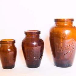 イギリスアンティーク「virol」ガラスボトル　Lサイズ（No.30827） 5枚目の画像