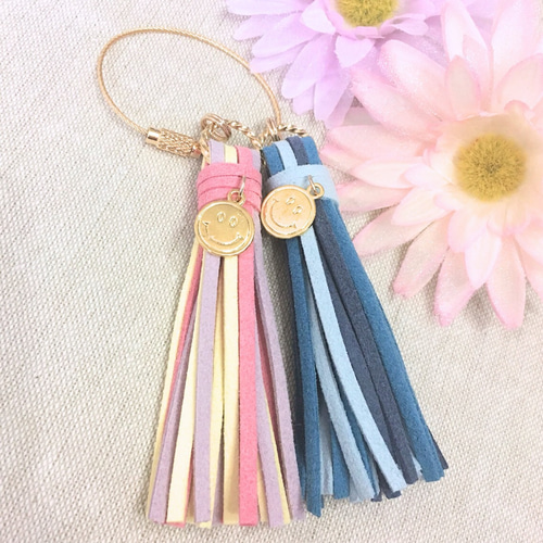 専用！！【受注製作】色・チャームが選べる！タッセルチャーム（バッグ